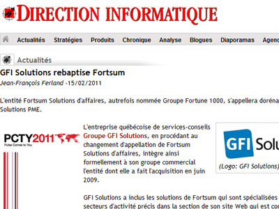 GFI Solutions rebaptise Fortsum