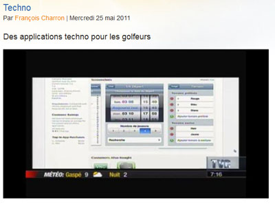 activeMedia crée des applications techno pour les golfeurs